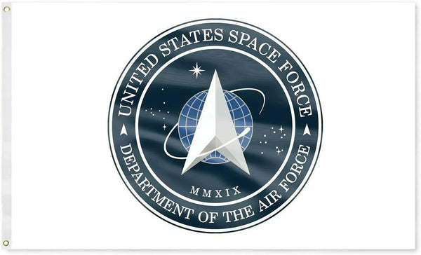 United States Department of Space Force Logo Flag - USSF