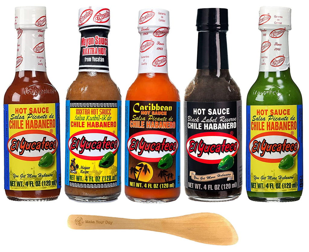 El Yucateco Chile Habanero Hot Sauce 5 Pack main product photo
