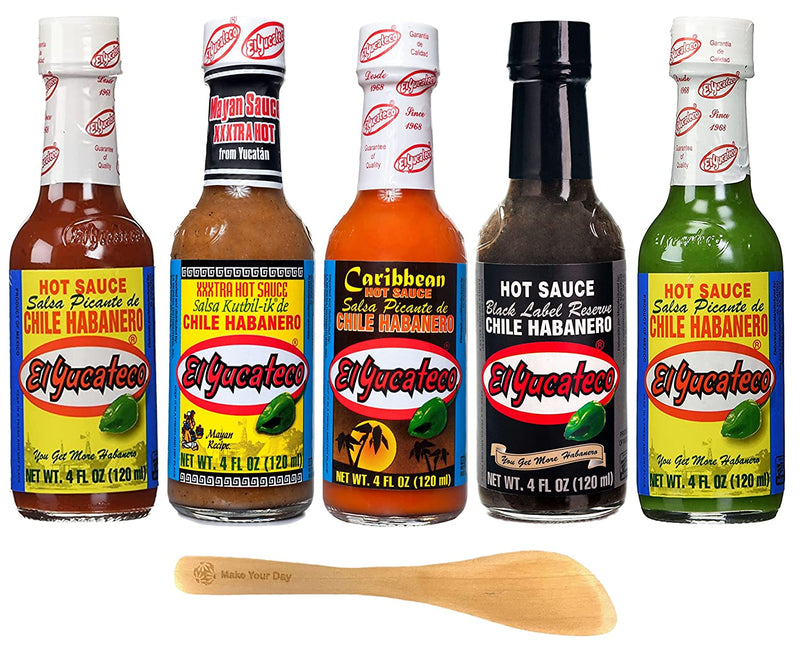El Yucateco Chile Habanero Hot Sauce 5 Pack main product photo