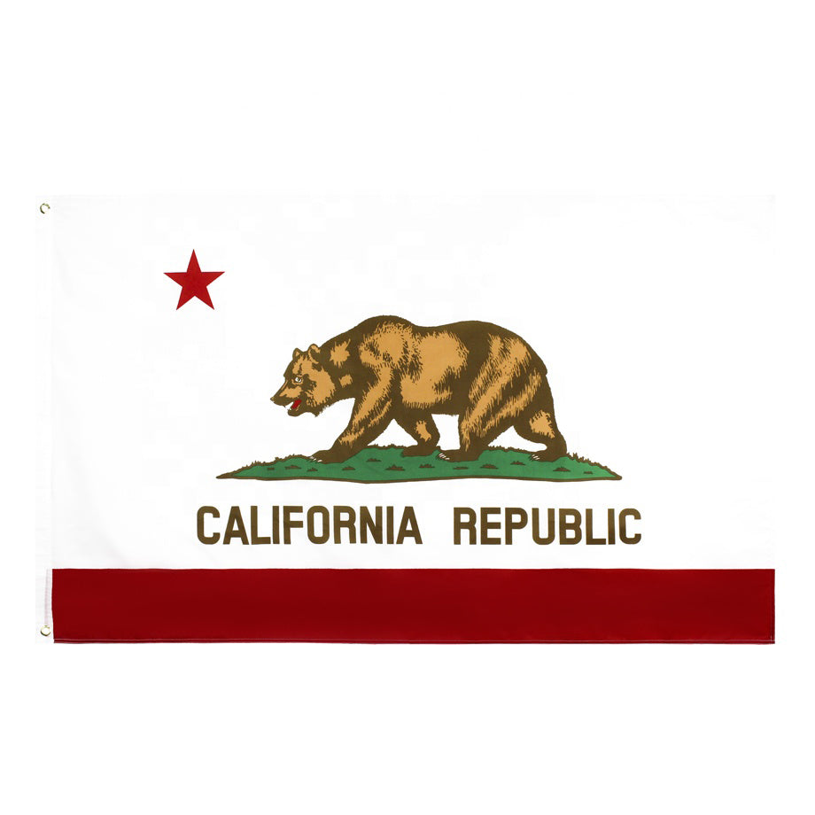 Official California State Flag of CA Banner Bear Flag main product photo