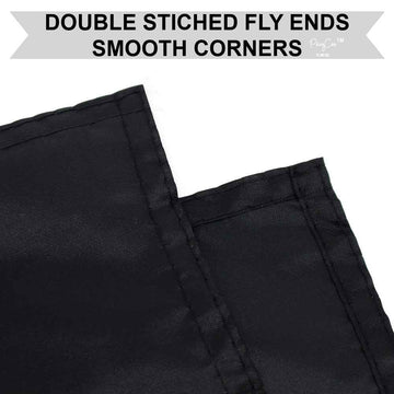 All Black American Flag US Blackout USA not embroidered product photo 2