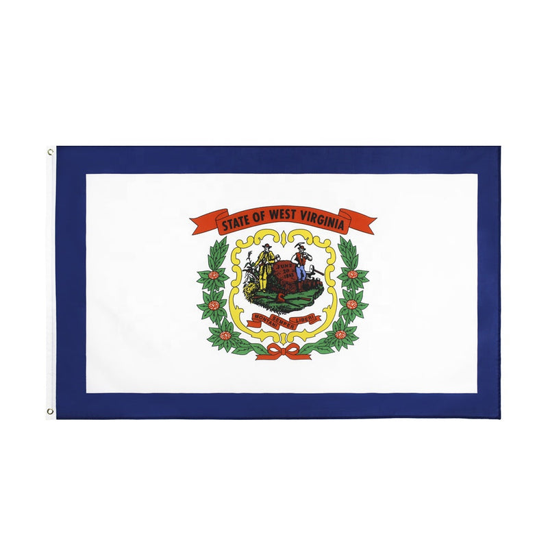 Official West Virginia State Flag of WV Rhododendron maximum main product photo