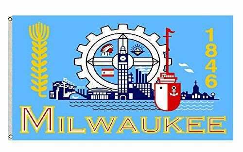 Official City of Milwaukee Flag main product photo