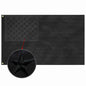 All Black American Flag Embroidered US Blacked Out Flag Blackout