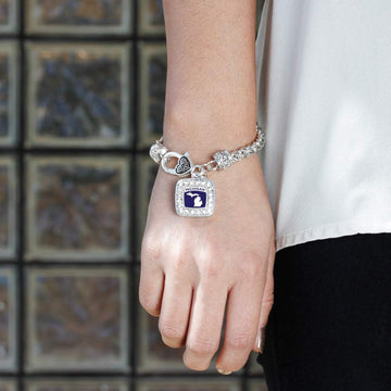 Elegant State of Michigan Sterling Silver Charm Bracelet product photo 3