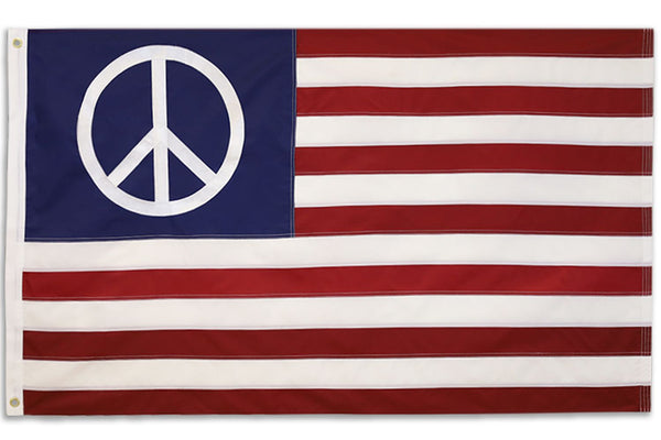 Peace Symbol American Flag