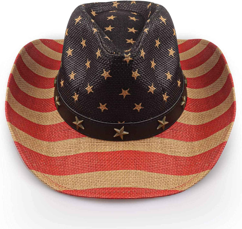 Vintage American Flag Cowboy Hat main product photo